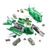 2-in-1 Transforming Airplane Playset with Pull-Back Mini Cars — Cars & Vehicles by ELKLU
