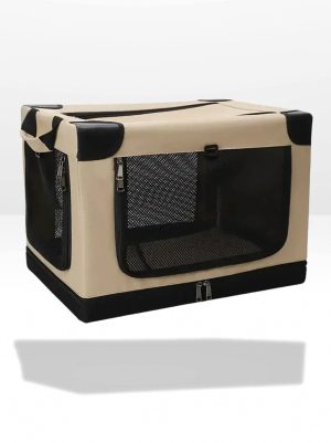 Safe and Comfortable Dog Car Transport Crate