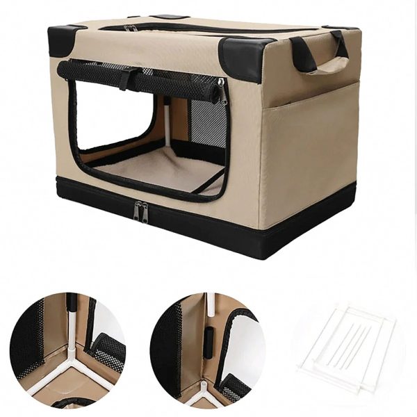 Safe and Comfortable Dog Car Transport Crate