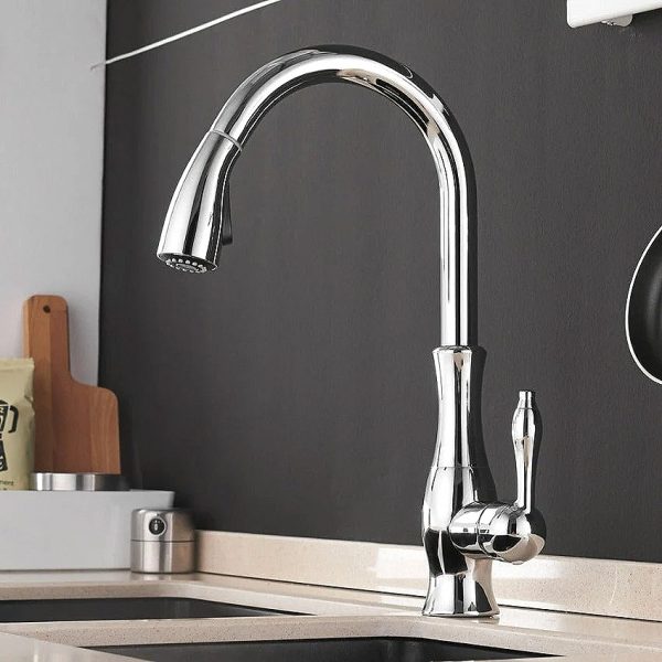 Anton – Elegant Retractable Kitchen Faucet — Cooking & Home by ELKLU