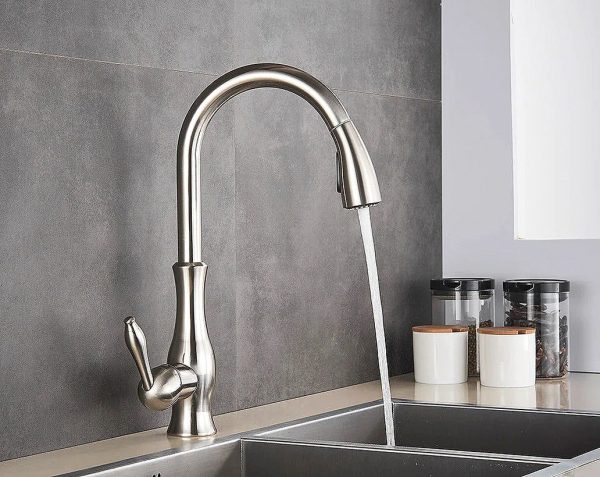 Anton – Elegant Retractable Kitchen Faucet — Cooking & Home by ELKLU