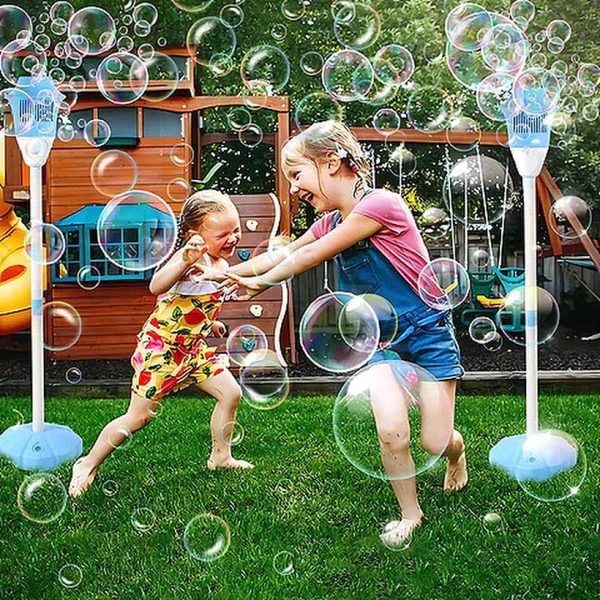 Automatic Bubble Machine – LED Lights & Leakproof — OutDoor by ELKLU