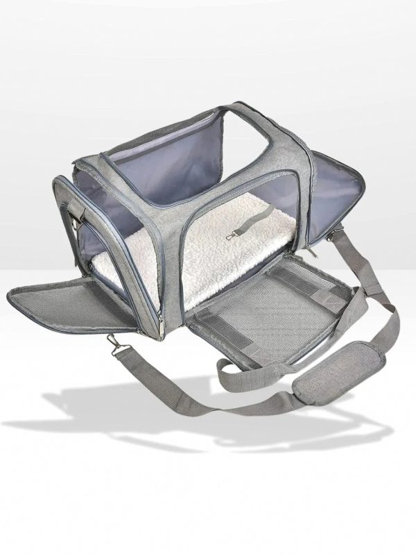 4f05f1a9e482 Comfortable and Secure Dog Car Carrier Bag — Pets & Companions by ELKLU