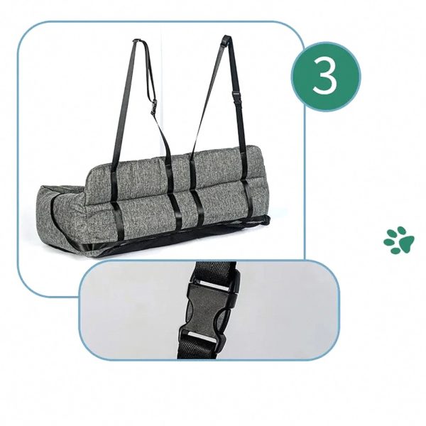 8902c07a1b7f Comfortable and Secure Dog Car Seat — Pets & Companions by ELKLU