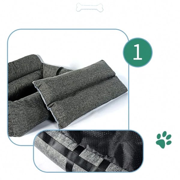 258c79512fc4 Comfortable and Secure Dog Car Seat — Pets & Companions by ELKLU