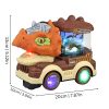 Dinosaur Musical Toy with Lights & Roaring Sounds — Cars & Vehicles by ELKLU