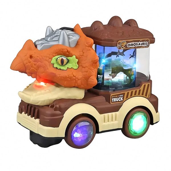 Dinosaur Musical Toy with Lights & Roaring Sounds — Cars & Vehicles by ELKLU