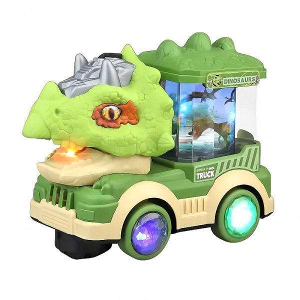 Dinosaur Musical Toy with Lights & Roaring Sounds — Cars & Vehicles by ELKLU