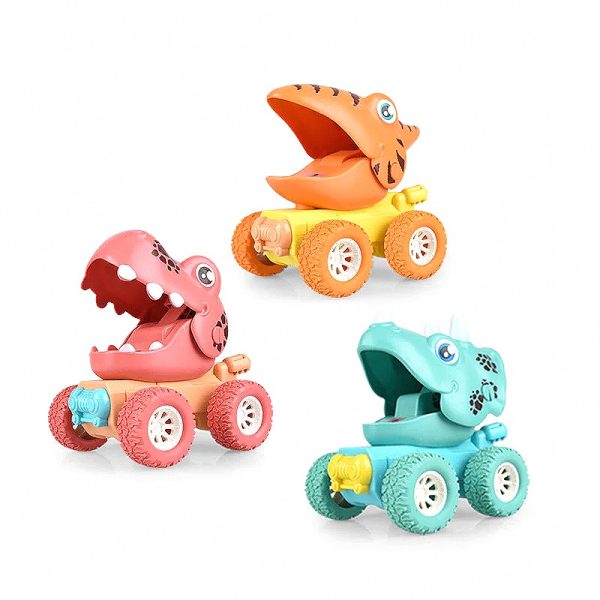 Dinosaur Push-Drive Truck with Friction Motor — Cars & Vehicles by ELKLU
