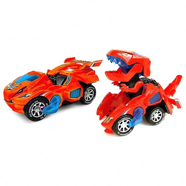 Dinosaur Transforming Race Car with Turbo Engine Sounds — Cars & Vehicles by ELKLU