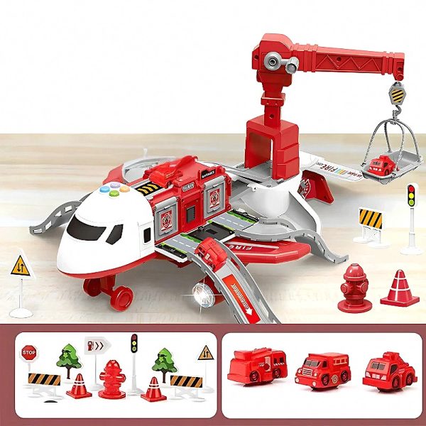 DIY Assembly Plane Toy with Songs & Educational Voice Prompts — Cars & Vehicles by ELKLU