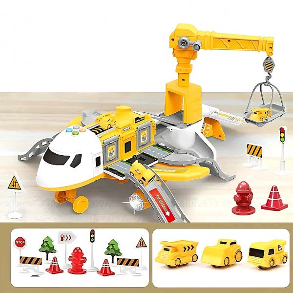 DIY Assembly Plane Toy with Songs & Educational Voice Prompts — Cars & Vehicles by ELKLU