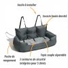 Comfortable and Reversible Dog Car Hammock