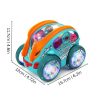 Gear-Driven LED Spin Car with 360° Flip Action — Cars & Vehicles by ELKLU