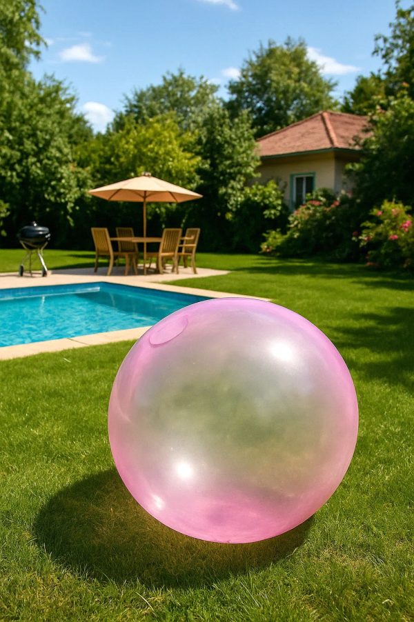 a1e01f65a3dc Giant Inflatable Play Ball with 120 cm Soft TPR for Kids — OutDoor by ELKLU