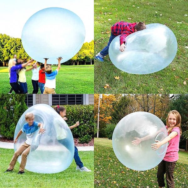 cfe94aa2dc5e Giant Inflatable Play Ball with 120 cm Soft TPR for Kids — OutDoor by ELKLU