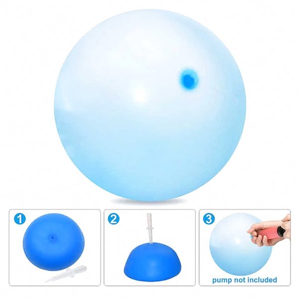 da254d4feb25 Giant Inflatable Play Ball with 120 cm Soft TPR for Kids — OutDoor by ELKLU