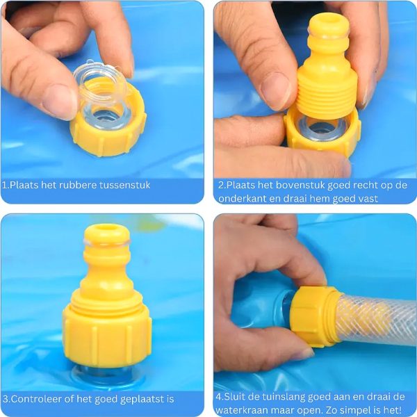bc4d0e014eb8 Inflatable Water Fountain Pad with Sprinkler and Printed Animals — OutDoor by ELKLU