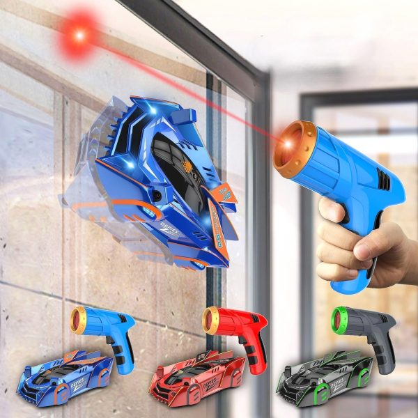 e56d94a9ef69 Laser-Tracking Wall-Climbing RC Car with 360° LED Action — Cars & Vehicles by ELKLU