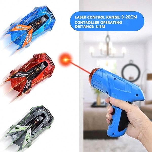 098c096e4d4e Laser-Tracking Wall-Climbing RC Car with 360° LED Action — Cars & Vehicles by ELKLU