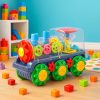 bfaa86dd5a51 Light-Up Gear Car Toy with Transparent Body & LED Effects — Cars & Vehicles by ELKLU