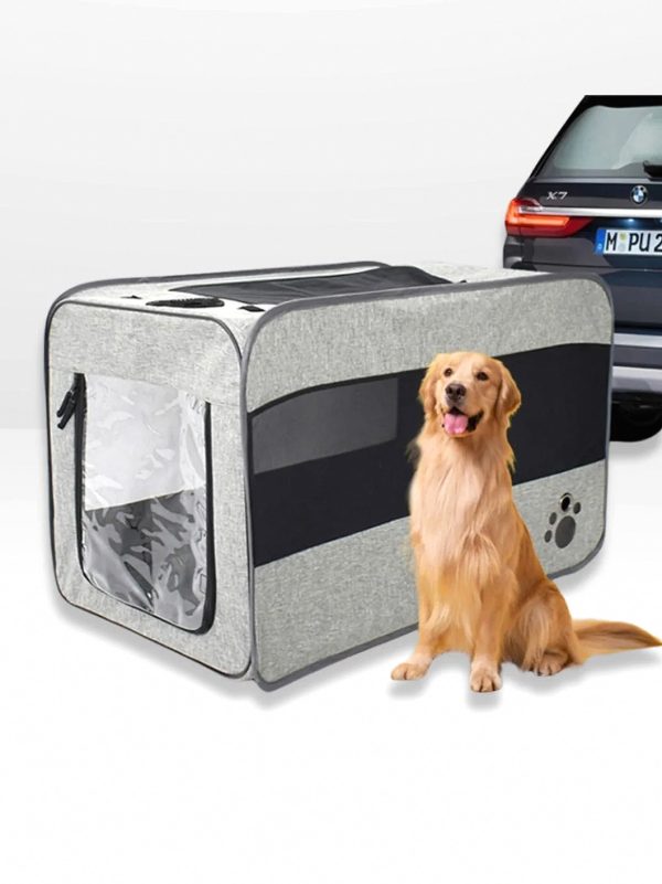 a067983d2d22 Lightweight and Safe Dog Car Transport Cage — Pets & Companions by ELKLU