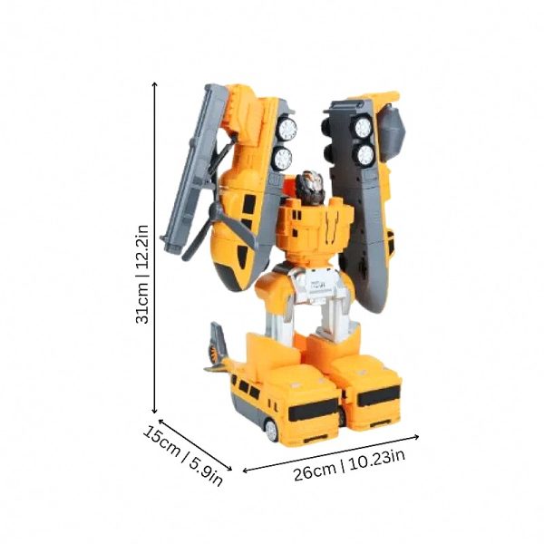 Magnetic Transforming Vehicle Set — Build Trucks, Planes, Robots — Cars & Vehicles by ELKLU