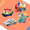 Musical Ride-On Toy with Rhythm Sounds & Lights for Toddlers — Cars & Vehicles by ELKLU