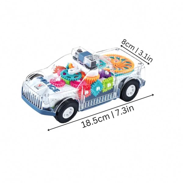 Musical Ride-On Toy with Rhythm Sounds & Lights for Toddlers — Cars & Vehicles by ELKLU