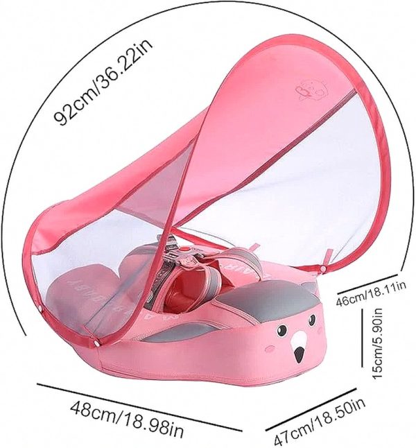 cb8627677dc6 Non-inflatable Baby Swim Trainer Float with Safety Seat — OutDoor by ELKLU