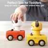 Push & Go Animal Cars — Battery-Free Toddler Vehicles (Set of 4) — Cars & Vehicles by ELKLU