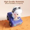 Push & Go Animal Cars — Battery-Free Toddler Vehicles (Set of 4) — Cars & Vehicles by ELKLU