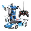 cc711c856d9e RC Robot Car Toy with Lights, Sounds & Auto-Transform — Cars & Vehicles by ELKLU