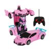 acdaf48672c3 RC Robot Car Toy with Lights, Sounds & Auto-Transform — Cars & Vehicles by ELKLU
