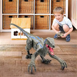 Remote Control Dinosaur Toy with Lights and Sound — OutDoor by ELKLU