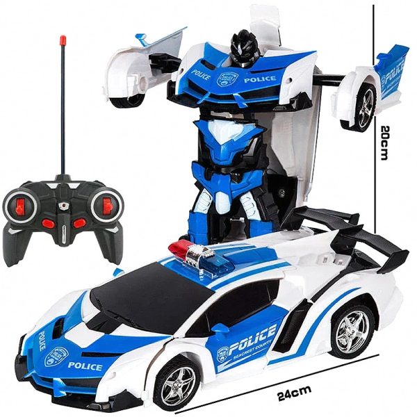 45d76901c1a8 Remote-Controlled Transforming Car with One-Button Robot Mode — Cars & Vehicles by ELKLU
