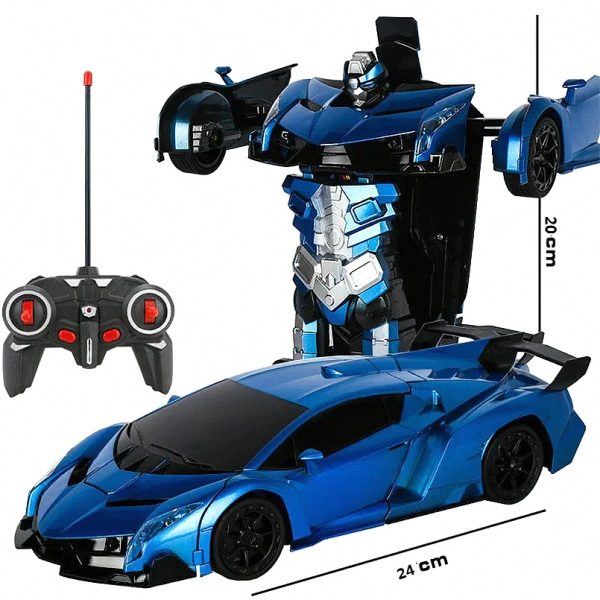 2cd892e29a25 Remote-Controlled Transforming Car with One-Button Robot Mode — Cars & Vehicles by ELKLU