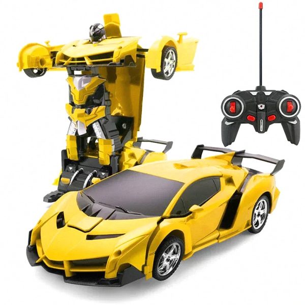 b93443b8e58e Remote-Controlled Transforming Car with One-Button Robot Mode — Cars & Vehicles by ELKLU