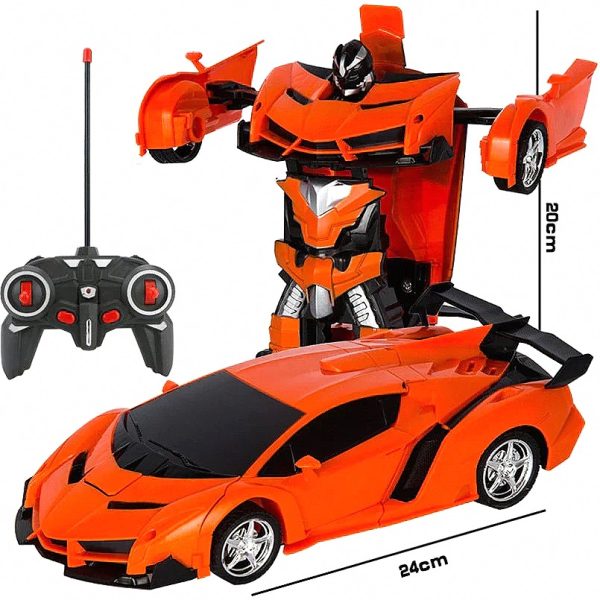 ed9597838540 Remote-Controlled Transforming Car with One-Button Robot Mode — Cars & Vehicles by ELKLU