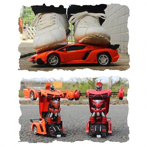 4a8f9b0c0b5b Remote-Controlled Transforming Car with One-Button Robot Mode — Cars & Vehicles by ELKLU