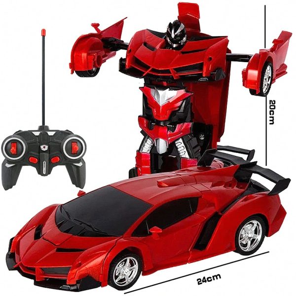 189e619a6017 Remote-Controlled Transforming Car with One-Button Robot Mode — Cars & Vehicles by ELKLU