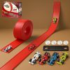 Roll-Up Flexible Race Track Set with Two Cars — Cars & Vehicles by ELKLU