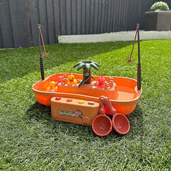 Rotating Duck Fishing Game – Motor Skills Toy with 2 Rods — OutDoor by ELKLU