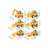 Safe Battery-Free Construction Vehicle Set for Toddlers (3 or 6 pcs) — Cars & Vehicles by ELKLU