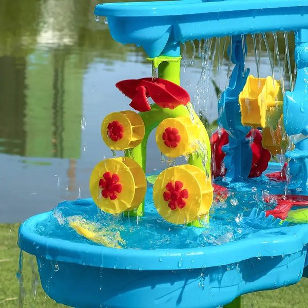 78a5469d542d Stacking Bath Tower Toy with Water Wheels for Kids — OutDoor by ELKLU