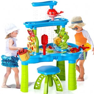 Stacking Bath Tower Toy with Water Wheels for Kids — OutDoor by ELKLU