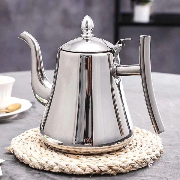 981e5e359ec2 Stainless Steel Electric Kettle with Built-in Filter — Cooking & Home by ELKLU