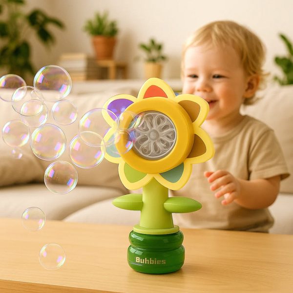 Sunflower Bubble Toy with Automatic Blowing and Shaking Head — OutDoor by ELKLU