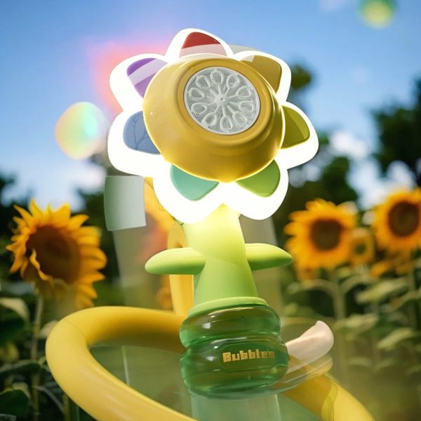 Sunflower Bubble Toy with Automatic Blowing and Shaking Head — OutDoor by ELKLU